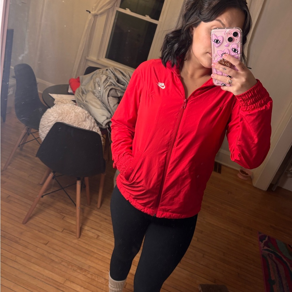 Vintage Nike Red Windbreaker Jacket